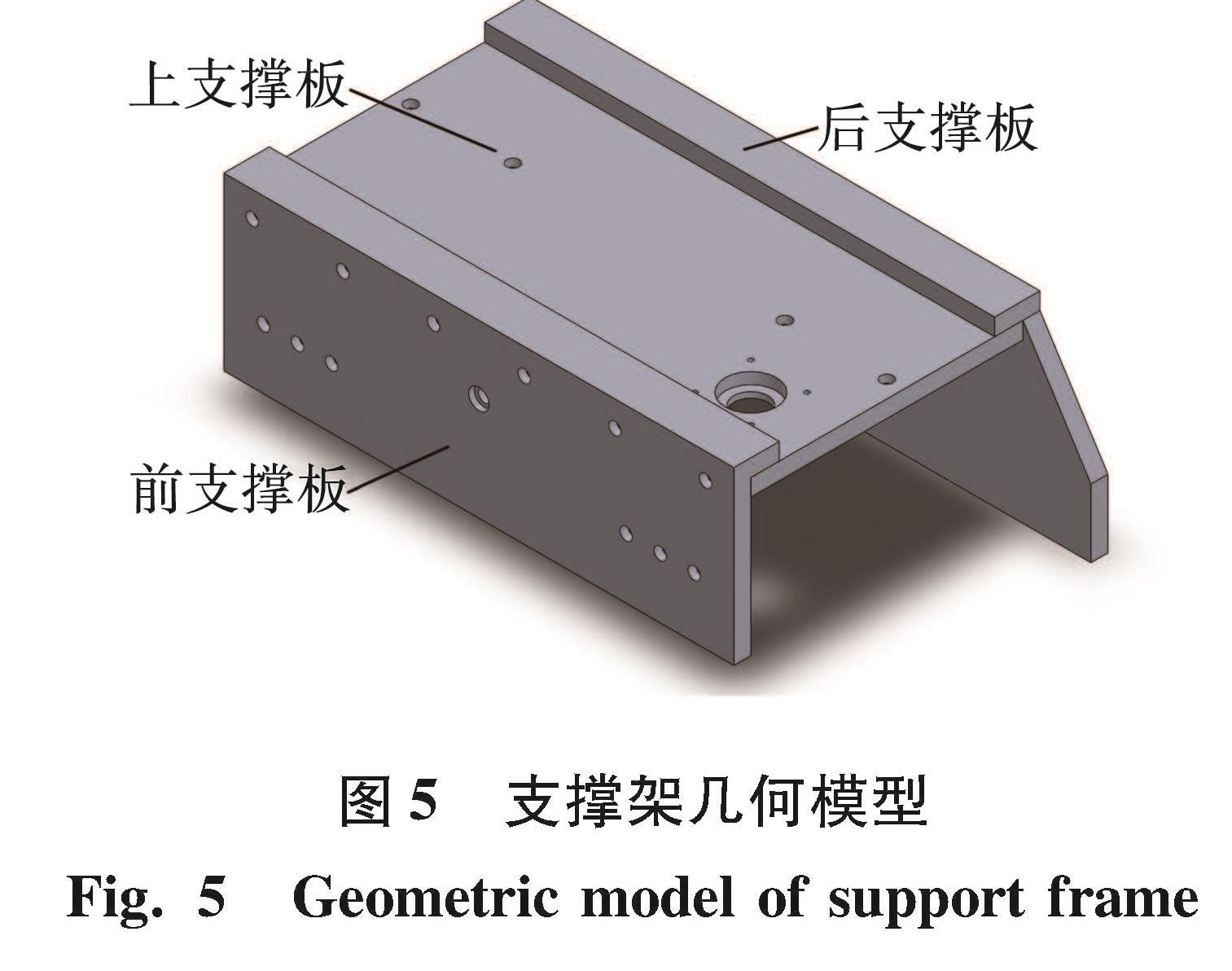 图5 支撑架几何模型<br/>Fig.5 Geometric model of support frame